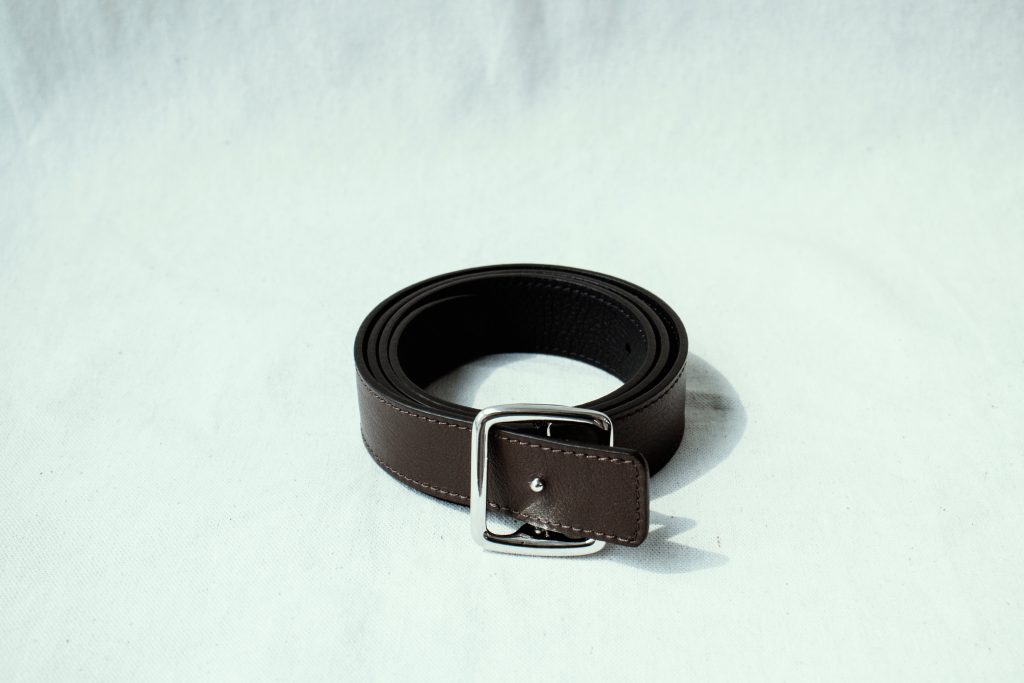 Belt Calf Leather Grained Lagun | 58029